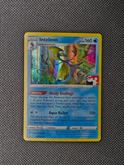 Pokemon TCG Inteleon 058/202 Sword & Shield Prize Pack Series One Holo Foil - Image 1