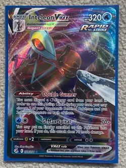 Pokemon TCG Fusion Strike INTELEON VMAX 79/264 Holo Rare - Image 1