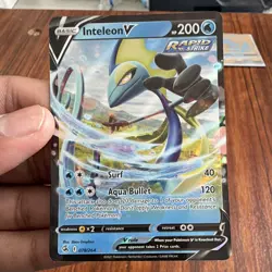 Pokemon TCG Inteleon V 078/264 Fusion Strike Ultra Rare Holo HP200 - Image 2