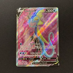 Pokemon TCG Inteleon v Rebel Clash Holo Card 180/192 Full Art Ultra Rare - Image 1