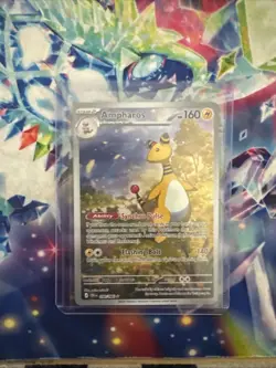 Ampharos 090/086 Holo Illustration Rare Chaos Rising Pokemon Near Mint - Image 1