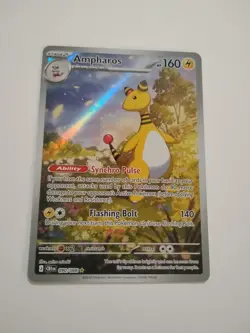 Pokemon TCG Chaos Rising Ampharos Illustration Rare Holo 090/086 Mint - Image 1