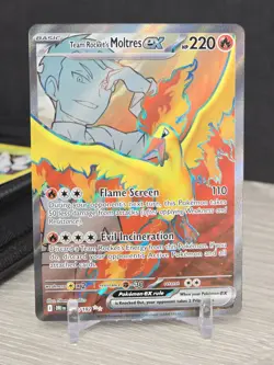 Pokemon Card Team Rocket's Moltres ex 208/182 Holo Ultra Rare Destined Rivals NM - Image 3