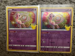 Pokemon TCG Mew 2 Card Lot Celebrations Holo English 011/025 - Image 1