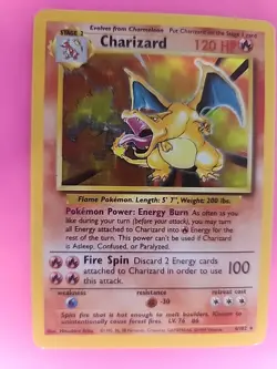 Charizard Base Set Holo Pokemon Card WOTC - Image 1