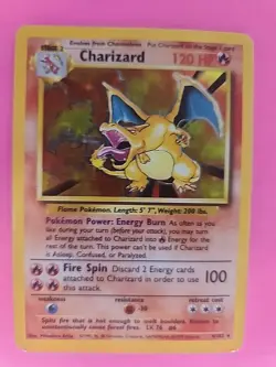Charizard Base Set Holo Pokemon Card WOTC - Image 2