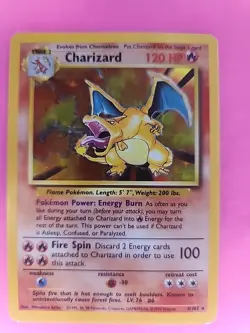Charizard Base Set Holo Pokemon Card WOTC - Image 3