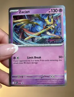 Zacian Prerelease 015 MEP Mega Evolution Promo Holo STAMPED Rare NM Pokemon Card - Image 1