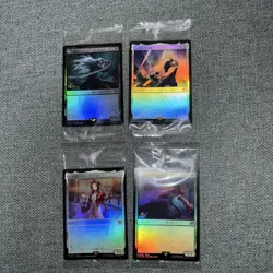 Mtg Ff7 4-Piece Set Promo Foil Edition Japan Prerelease Fin - Image 1
