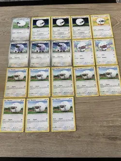POKEMON CARD LOT TCG WOOLOO 18 TOTAL NM-LP - Image 1
