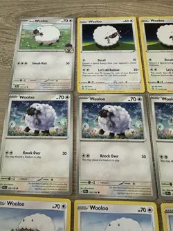 POKEMON CARD LOT TCG WOOLOO 18 TOTAL NM-LP - Image 2