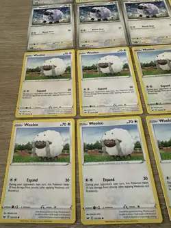 POKEMON CARD LOT TCG WOOLOO 18 TOTAL NM-LP - Image 3