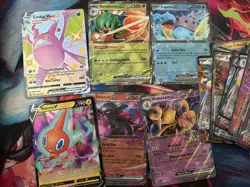 Pokemon Card Lot Of 32 V’s , Ex And Illustration - Image 2