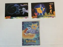 Lot Of 8 Topps Pokemon TV & Movie Animation Cards, Battle Of Champions, 1998 - Image 3