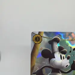 Disney Fabled Lorcana Mickey Mouse Steamboat Pilot Enchanted Foil Card 231/204 - Image 2