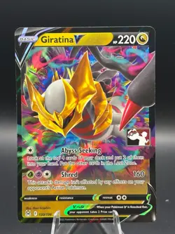 Giratina V Pokemon Prize Pack Series 3 Promo Pokemon Card NM/LP Play Stamp - Image 1