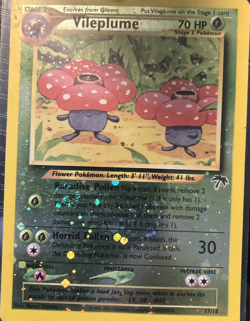 Southern Islands Vileplume 17/18 Reverse Holo Pokemon Card - Image 1