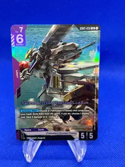 Gundam Card Game Steel Requiem Gundam Barbatos Lupus GD03-050 Legend Rare LR NM - Image 1