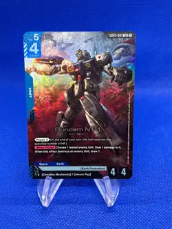 Gundam Card Game Steel Requiem Gundam NT-1 GD03-001 Legend Rare LR NM - Image 1
