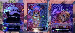 One Piece TCG CUSTOM Cat MEME Leader 9 Collectible Anime Cards Luffy - Image 3