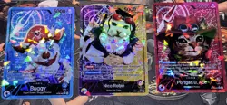 One Piece TCG CUSTOM Cat MEME Leader 9 Collectible Anime Cards Luffy - Image 5