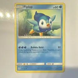 Piplup Cute 3 Card Pokemon Bundle (54/236 card is Heavily Played) - Image 3