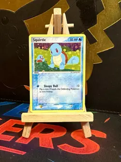 Pokemon Squirtle 82/112 EX FireRed LeafGreen FRLG 2004 Reverse Holo Pokemon Card - Image 1