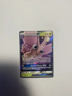 Venomoth GX - 12/214 - Pokemon Unbroken Bonds Sun & Moon Ultra Rare Card NM - Image 1