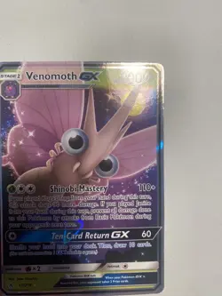 Venomoth GX - 12/214 - Pokemon Unbroken Bonds Sun & Moon Ultra Rare Card NM - Image 3