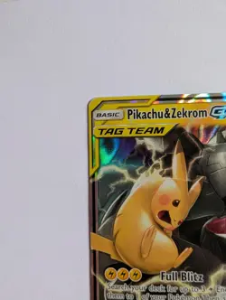 Pikachu & Zekrom Tag Team GX Ultra Rare Card 33/181 Pokemon - Image 3