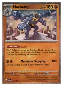 Machamp (Cosmos Holo) 068/165 Rare Miscellaneous Cards & Products Pokemon NM - Image 1