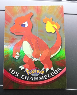 Topps TV Animation Edition Charmeleon #05 Holo English Pokemon Card 1999 - Image 1