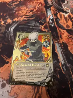 Naruto 2002 CCG Kakashi Hatake Reliance Card 863 Gold Foil Super Rare - Image 1