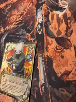 Naruto 2002 CCG Kakashi Hatake Reliance Card 863 Gold Foil Super Rare - Image 5