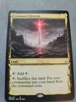 COMMAND BEACON - PHYREXIAN THEMED - Custom Art MTG Playtest Card - Image 1