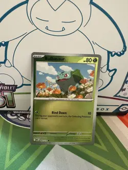 POKEMON BULBASAUR 001/132 COMMON REVERSE HOLO MEGA EVOLUTIONS NM CARD - Image 1