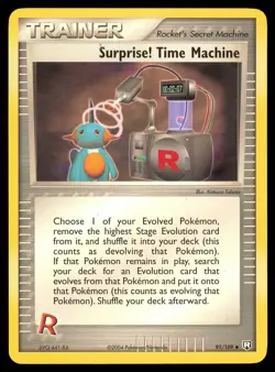 Pokemon Team Rocket Returns - Surprise! Time Machine 91/109 EXC BUY 2 CARDS GET - Image 1