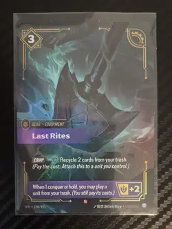 RIFTBOUND TCG Spiritforged LAST RITES Epic Foil Card 150/221 - Image 4