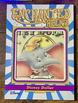 RARE 2025 Topps Disneyland 70th - DUMBO Rainbow Foil Enchanted Relic Dollar Lot - Image 2