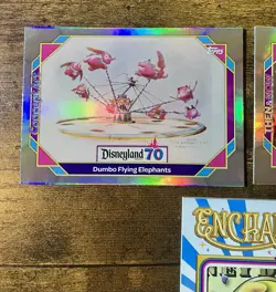 RARE 2025 Topps Disneyland 70th - DUMBO Rainbow Foil Enchanted Relic Dollar Lot - Image 3