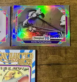 RARE 2025 Topps Disneyland 70th - DUMBO Rainbow Foil Enchanted Relic Dollar Lot - Image 4