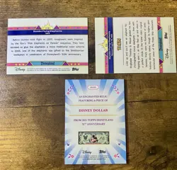 RARE 2025 Topps Disneyland 70th - DUMBO Rainbow Foil Enchanted Relic Dollar Lot - Image 5