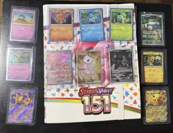 Pokemon 151 Master Set In Binder w/ ALL Promos In Top-Loaders - Image 1
