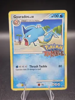 Gyarados Pokemom Rumble Stamped Rare Card 6/16 HP - Image 1