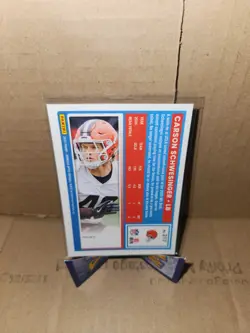 2025 Panini Donruss Optic - Rated Rookie Carson Schwesinger #217 Holo Prizm (RC) - Image 2