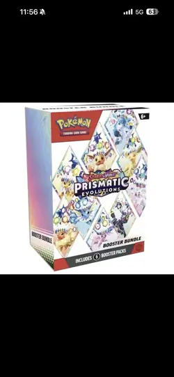 Pokemon TCG Prismatic Evolutions Booster Bundle New Sealed - Image 1