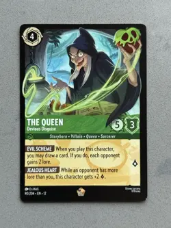 The Queen - Devious Disguise 90/204 Legendary Wilds Unknown Disney Lorcana - NM - Image 1
