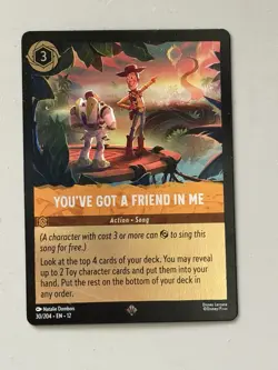 Ravensburger Disney Lorcana You've Got a Friend in Me Song Action Foil 30/204 EN - Image 1