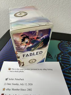 Disney Lorcana TCG Fabled Illumineer’s Trove 8 Booster Packs Factory Sealed - Image 3