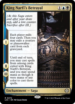 MTG - King Narfi's Betrayal - LCI Commander - Magic the Gathering - Image 1